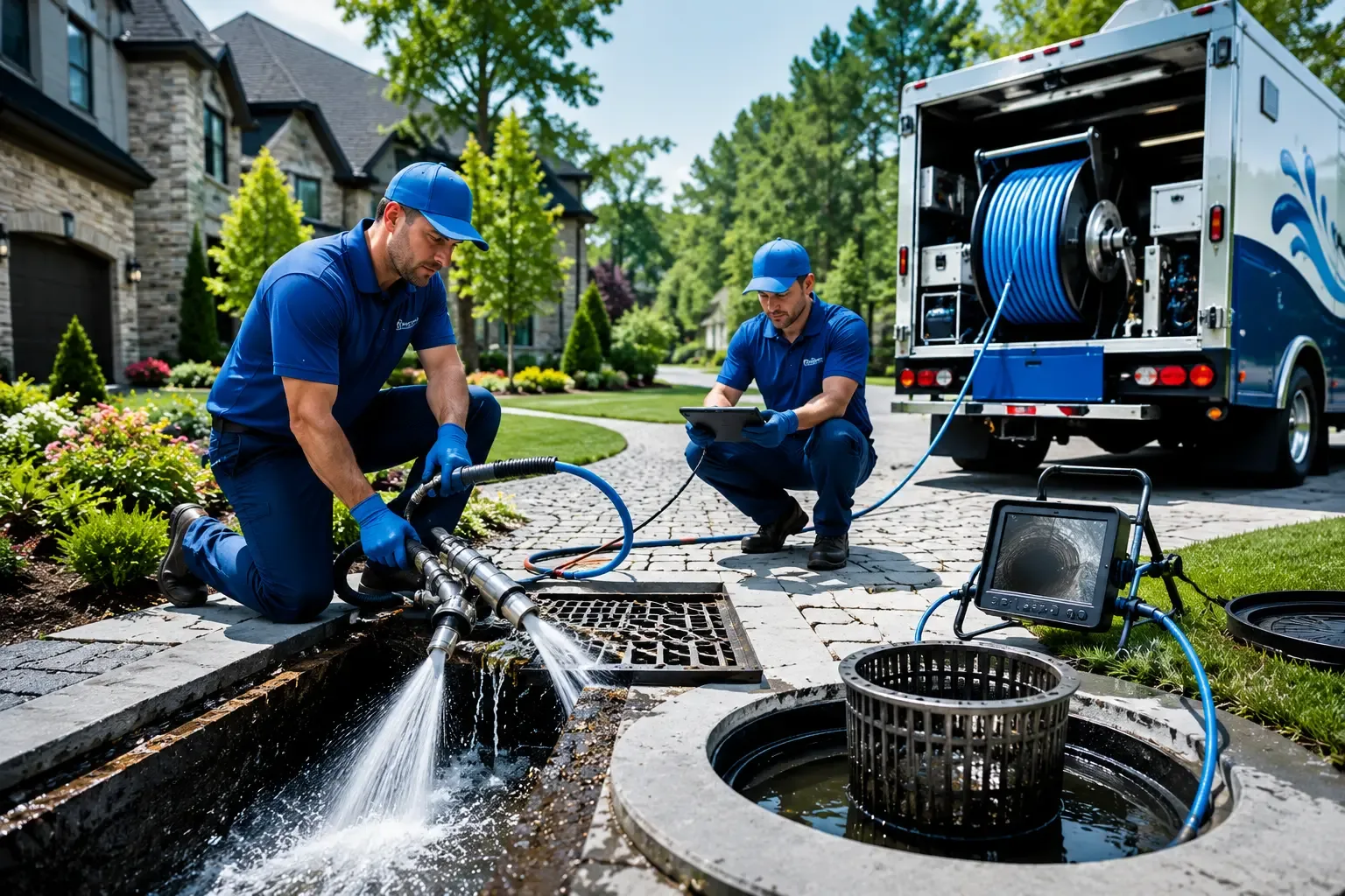 Local outdoor drain cleaning professionals in North Henderson, IL