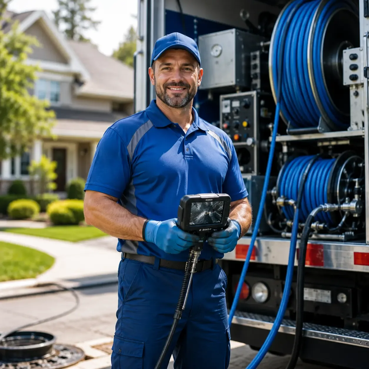 Local outdoor drain cleaning specialists in North Henderson, IL